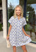 This off white button down dress by Umgee is such a fresh, easy pick for spring days! The abstract blue print gives it a fun pop of color while still feeling classic and easy to wear. With a collared neckline and button-down front, it has that effortless shirt dress vibe that always looks polished—whether you’re heading to brunch, running errands, or dressing up for a casual event.