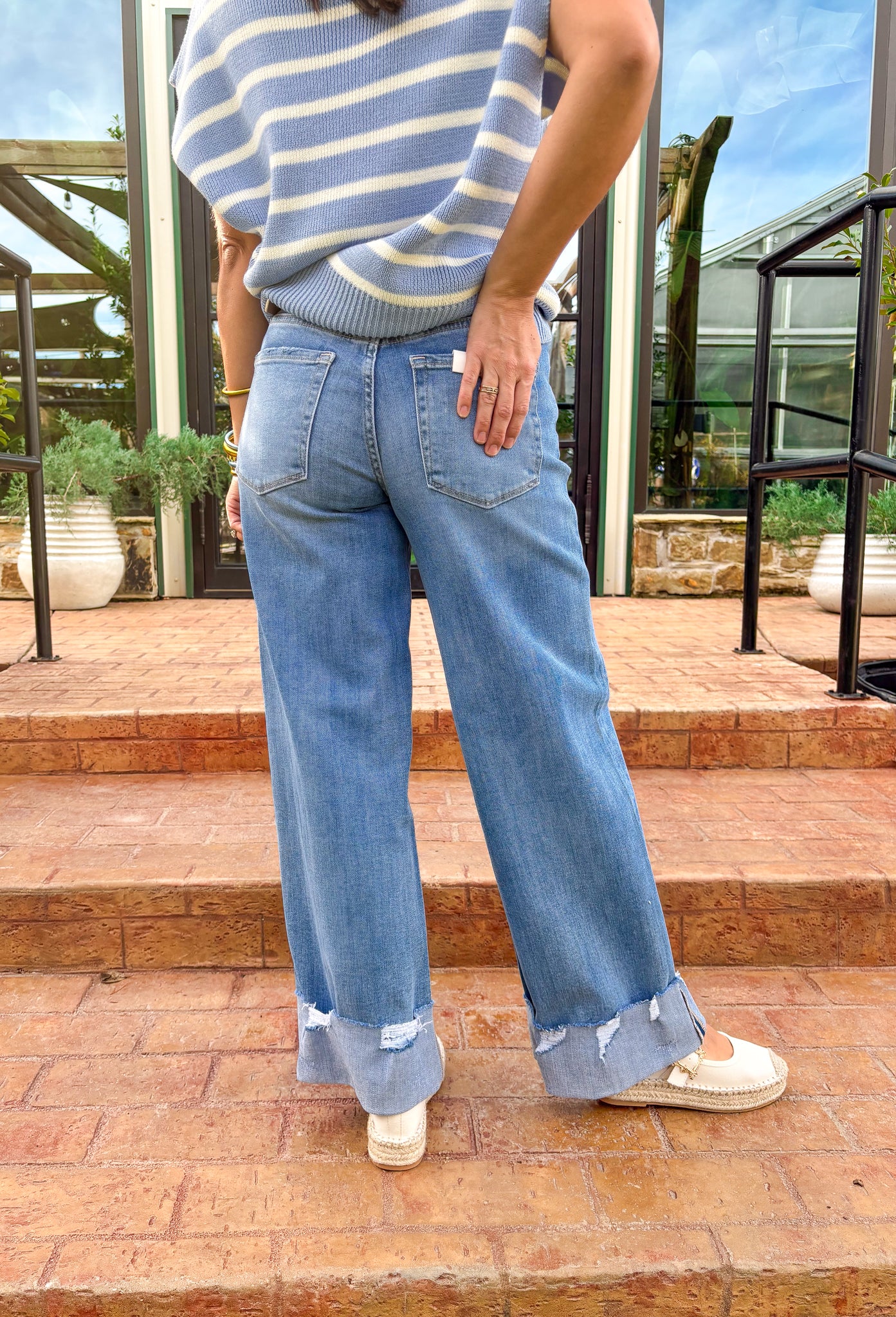 Tamera High Rise Wide Leg Jean by Lovervet - Groovy's