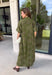 Embrace effortless fall style with this beautifully detailed midi dress from Entro. Designed in a rich olive hue with a vintage-inspired paisley print in shades of brown and off-white, this timeless dress brings the perfect blend of western charm and boho flair. The flattering midi silhouette is easy to dress up or down, while convenient side pockets add an everyday touch you'll love. 