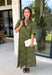 Embrace effortless fall style with this beautifully detailed midi dress from Entro. Designed in a rich olive hue with a vintage-inspired paisley print in shades of brown and off-white, this timeless dress brings the perfect blend of western charm and boho flair. The flattering midi silhouette is easy to dress up or down, while convenient side pockets add an everyday touch you'll love. 