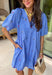 This short sleeve blue dress by Entro is the perfect mix of classic stripes and sweet spring details. Featuring a crisp white stripe print throughout, it’s bright, timeless, and easy to wear—but the embroidered floral design takes it to the next level. With pops of pink, blue, and green stitched throughout, it has that extra-special feel while still being totally everyday-friendly. The fit is comfortable and effortless, plus it’s fully lined for easy wear and confidence.