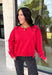 Nothing beats a perfectly broken-in sweatshirt, and this vintage-inspired pullover from Double Zero is one you'll reach for on repeat. Designed in a relaxed red wash, this lightweight sweatshirt has that lived-in look and feel you love from the very first wear. Ribbed trim at the neckline, cuffs, and hem adds a timeless finish, while the relaxed fit makes it perfect for layering or wearing on its own. 