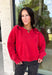 Nothing beats a perfectly broken-in sweatshirt, and this vintage-inspired pullover from Double Zero is one you'll reach for on repeat. Designed in a relaxed red wash, this lightweight sweatshirt has that lived-in look and feel you love from the very first wear. Ribbed trim at the neckline, cuffs, and hem adds a timeless finish, while the relaxed fit makes it perfect for layering or wearing on its own. 