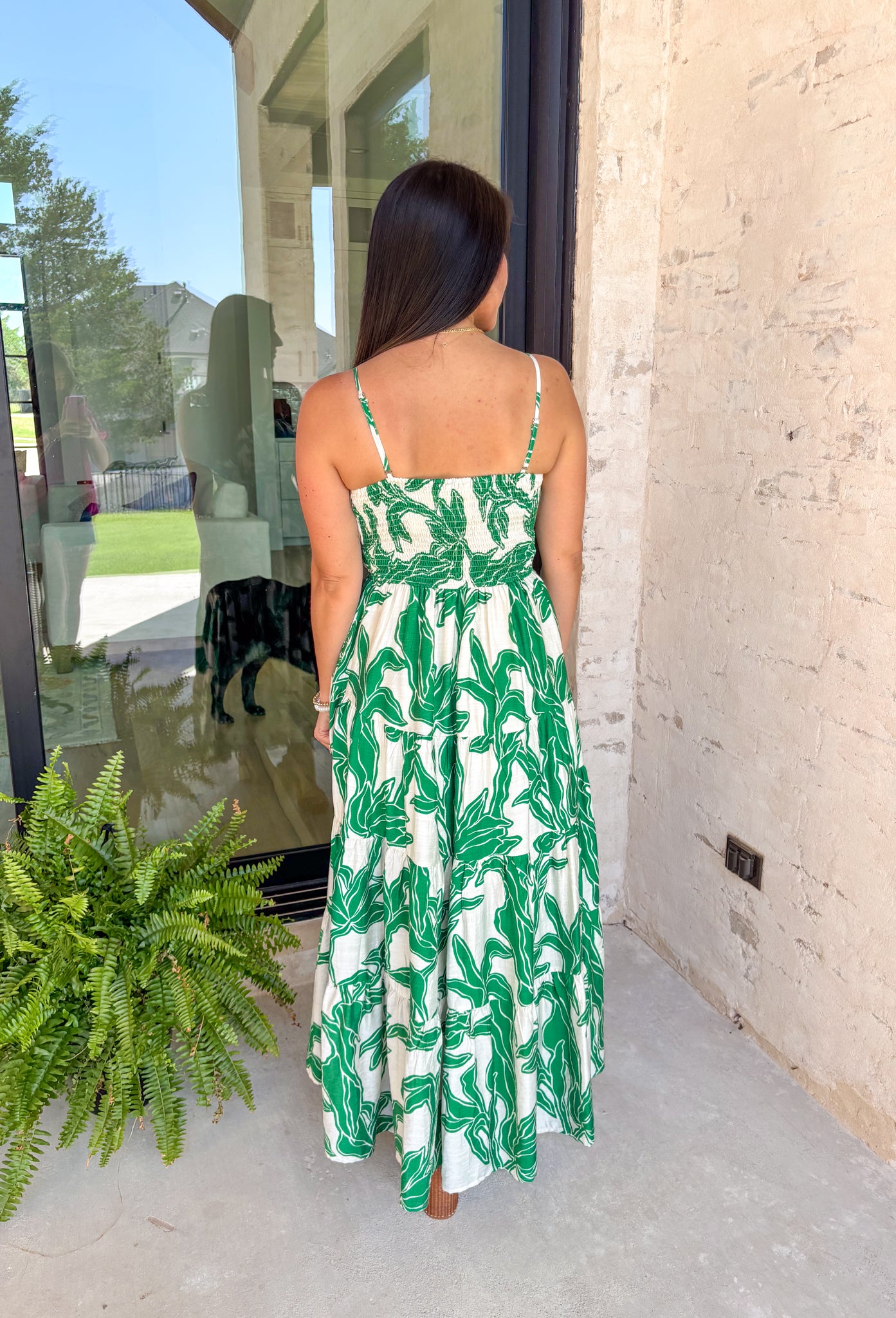 Tropical Escape Midi Dress - Groovy's