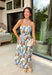 Romantic and effortlessly graceful, this cream strapless midi dress by Entro is made for special warm weather moments. Featuring a beautiful floral print with strawberries throughout, it’s designed with pleated detailing along the chest for a flattering shape and a smocked back for added comfort and flexibility. Side pockets add a practical touch, while the fully lined cotton fabric keeps it light and breathable. This will quickly become a favorite!