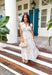 Under The Palm Trees Midi Dress - Groovy's