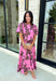 Add a fresh pop of color to your fall wardrobe with this charming floral top that's as versatile as it is pretty! Designed in a beautiful pink hue with a rich brown floral print, this lightweight cotton blouse brings the perfect blend of feminine style and everyday comfort. Wear it with the coordinating skirt for an effortlessly polished matching set, or style it on its own with your favorite denim or trousers for endless outfit possibilities.