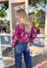 Vineyard Brunch Floral Top - Groovy's