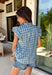 This light blue floral top is such a fresh, feminine pick for summer! The soft blue base paired with delicate floral print and pink embroidered pleating creates the prettiest, eye-catching detail that feels both playful and polished. The ruffle sleeves add a light, breezy touch, making it perfect for warm days when you still want something a little elevated. Made from breathable cotton, it’s easy to wear from casual outings to lunch plans or even a dressed-up moment. 