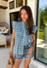 This light blue floral top is such a fresh, feminine pick for summer! The soft blue base paired with delicate floral print and pink embroidered pleating creates the prettiest, eye-catching detail that feels both playful and polished. The ruffle sleeves add a light, breezy touch, making it perfect for warm days when you still want something a little elevated. Made from breathable cotton, it’s easy to wear from casual outings to lunch plans or even a dressed-up moment. 