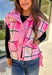 Get bundled up in cuteness with this cozy pink and white plaid vest! With sweet pops of black in the pattern and darling pink bow ties on each side, it brings just the right amount of charm to your cold-weather wardrobe. Whether you're layering it over a long sleeve tee or a chunky knit sweater, this vest is ready to warm things up in the coziest way.