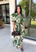 Classic florals and thoughtful details make this midi dress a standout for the season. Designed with a soft cream backdrop and an olive floral print, this beautifully feminine dress is perfect for everything from brunch dates to family gatherings. Delicate pleating along the neckline and collar adds elegant texture, while the matching self-tie belt creates a flattering, customizable silhouette. 