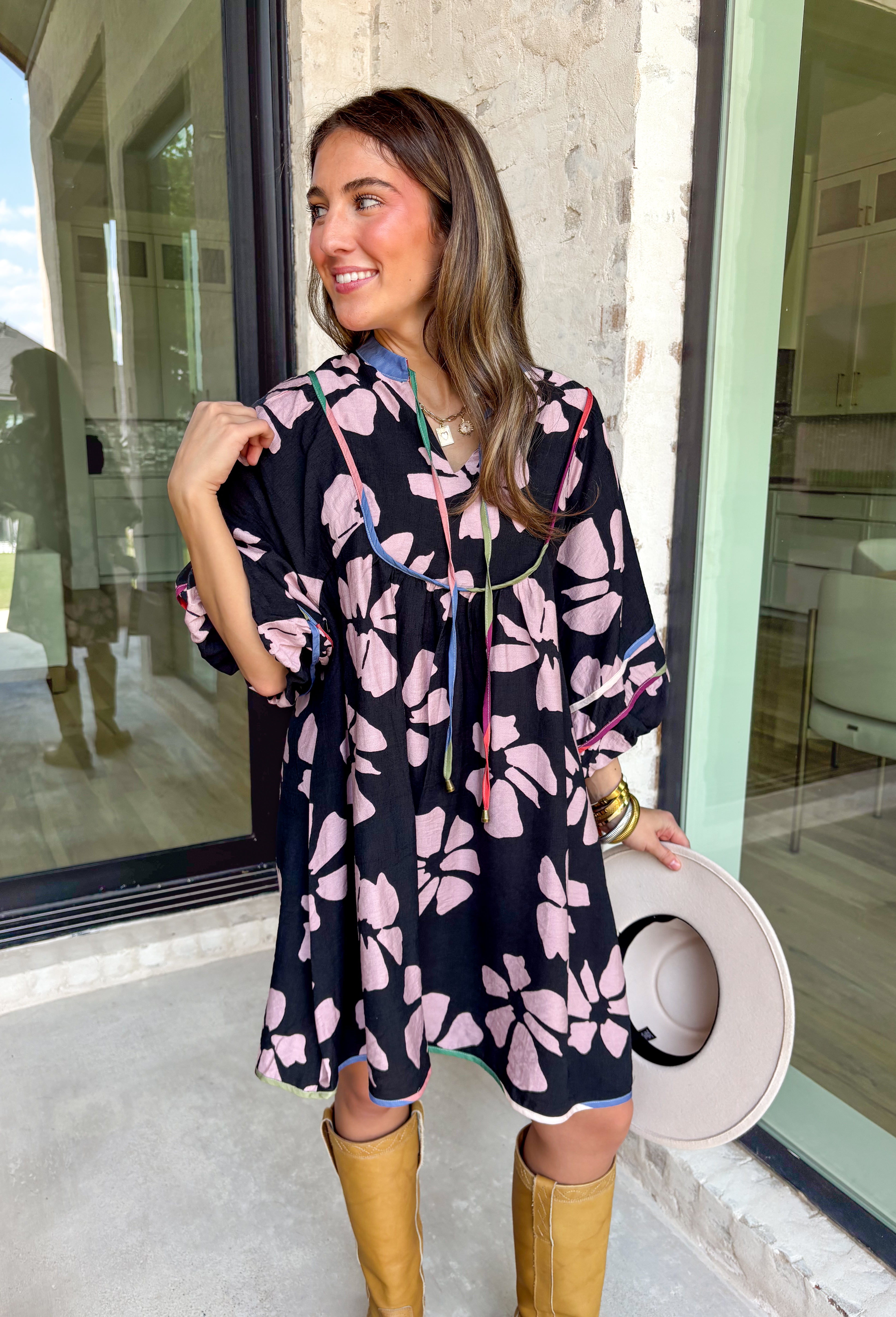 Weekend Getaway Floral Dress - Groovy's