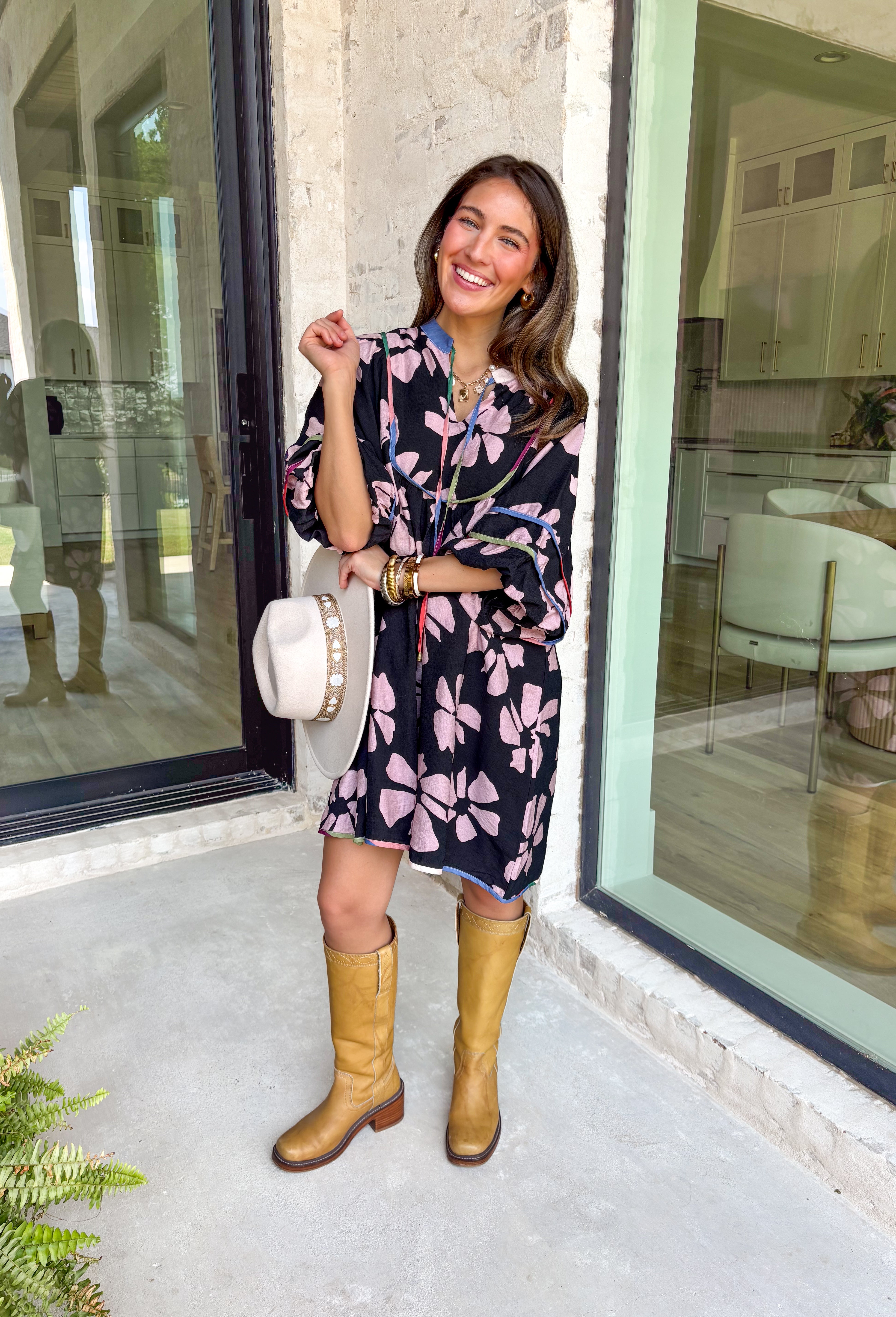 Weekend Getaway Floral Dress - Groovy's