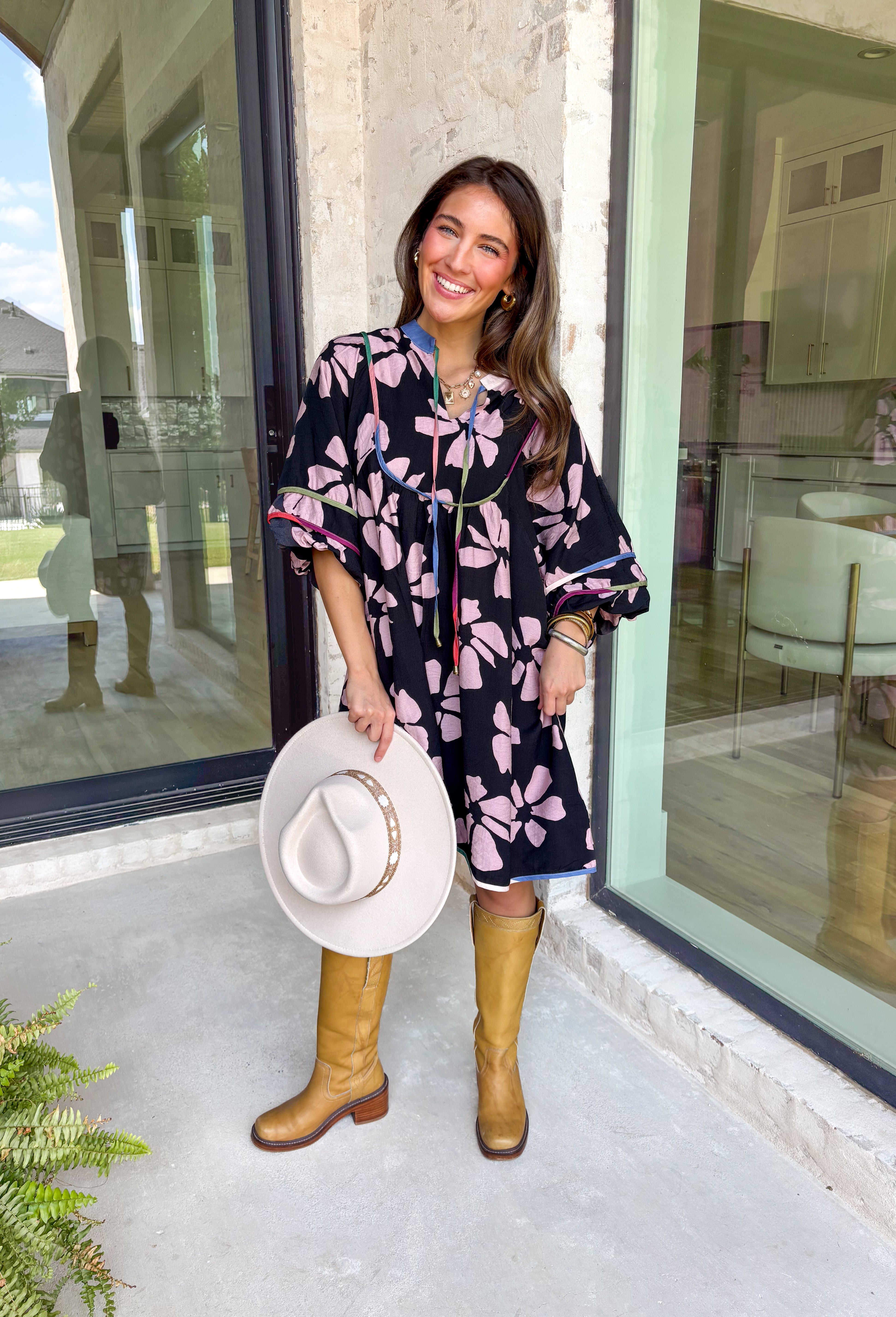 Weekend Getaway Floral Dress - Groovy's