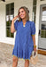 Classic stripes meet the cutest pop of color in this spring-ready stunner! This short sleeve blue stripe dress features a flattering v-neckline, side pockets (because yes, we need them), and a fully lined fit that feels just as good as it looks. The real show-stealer? That lime green scallop trim along the hem and cuff sleeves—bright, playful, and totally giving “sunny day plans only.” Easy to dress up with wedges or keep casual with sneakers, this one is made for spring days on repeat.
