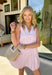 Light, sweet, and perfect for sunny days! This light pink and white stripe sleeveless dress is the kind of effortless piece you’ll reach for all season long. The soft stripe pattern keeps it classic and fresh, while the easy silhouette makes it comfortable and flattering for everyday wear. Crafted from a breathable cotton blend and fully lined for comfort, this dress is both lightweight and easy to style. Side pockets add the practical detail we all love, making it just as functional as it is cute.