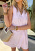 Light, sweet, and perfect for sunny days! This light pink and white stripe sleeveless dress is the kind of effortless piece you’ll reach for all season long. The soft stripe pattern keeps it classic and fresh, while the easy silhouette makes it comfortable and flattering for everyday wear. Crafted from a breathable cotton blend and fully lined for comfort, this dress is both lightweight and easy to style. Side pockets add the practical detail we all love, making it just as functional as it is cute.