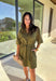 Wondering Why Dress in Olive - Clothing - Dresses - Entro - Groovy's