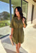 Wondering Why Dress in Olive - Clothing - Dresses - Entro - Groovy's