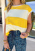 This sleeveless off white and yellow striped top by Wishlist is the perfect little piece to brighten up your spring wardrobe! The bold stripe pattern feels fresh and cheerful, and the sleeveless cut makes it an easy grab for warm days, weekend plans, or layering under a light jacket when the mornings are still a little chilly. Lightweight and easy to style, this top pairs perfectly with denim shorts, white jeans, or a cute skirt for a simple outfit that still feels fun and put-together. 