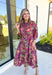 Brighten My Day Floral Midi Dress - Groovy's