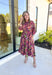 Brighten My Day Floral Midi Dress - Groovy's