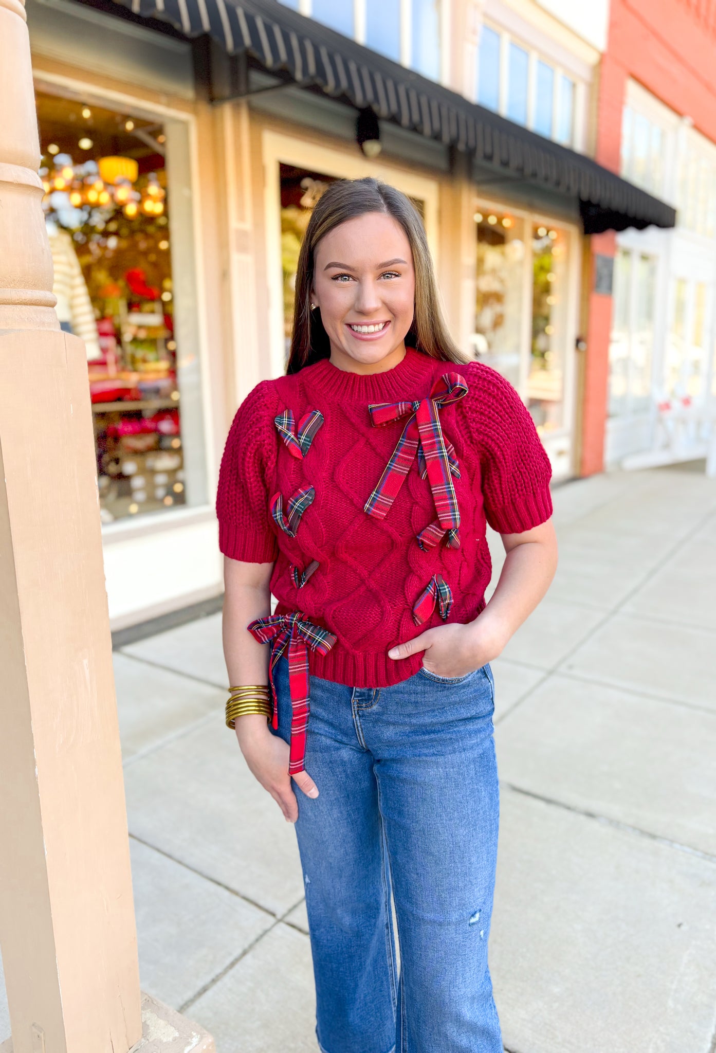 Christmas Dreaming Short Sleeve Sweater