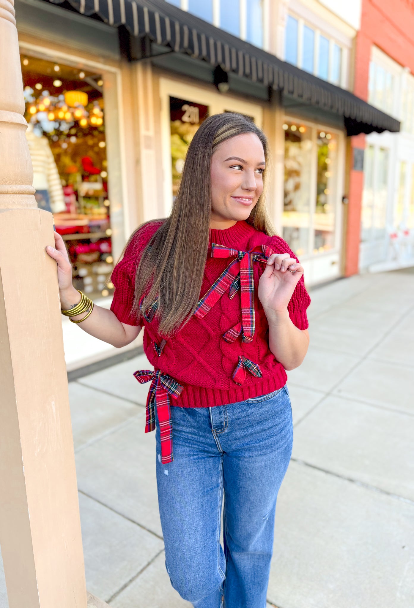 Christmas Dreaming Short Sleeve Sweater