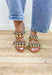 Coconuts By Matisse Dome Heeled Sandal, cognac two strap heel with gold half moon details on both straps