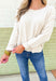 Dreamers Favorite Sweater in Heathered Oatmeal, oatmeal colored super soft sweater with seam down the front 