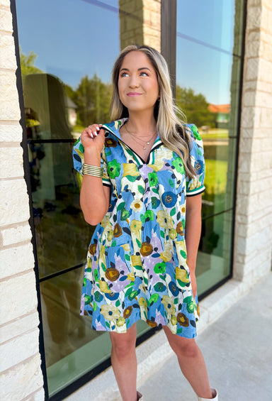 Easy To Love Floral Dress - Groovy's