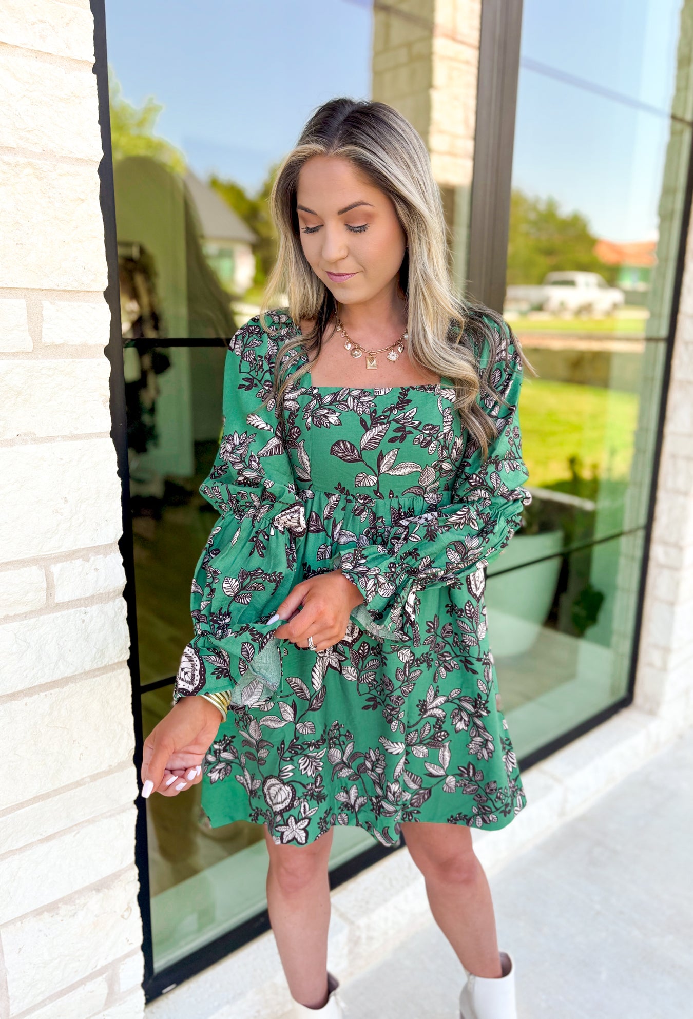 Found Myself Floral Dress - Groovy's