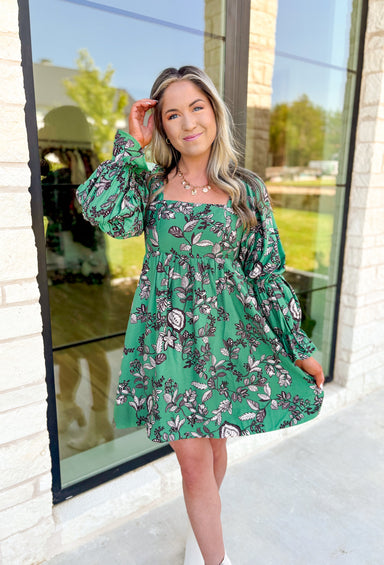 Found Myself Floral Dress - Groovy's