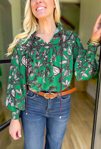 Meant To Be Floral Blouse - Groovy's