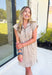 Move On Over Dress in Mocha, quarter zip cap sleeve dress with pockets