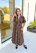 No Time Wasted Leopard Midi Dress - Groovy's