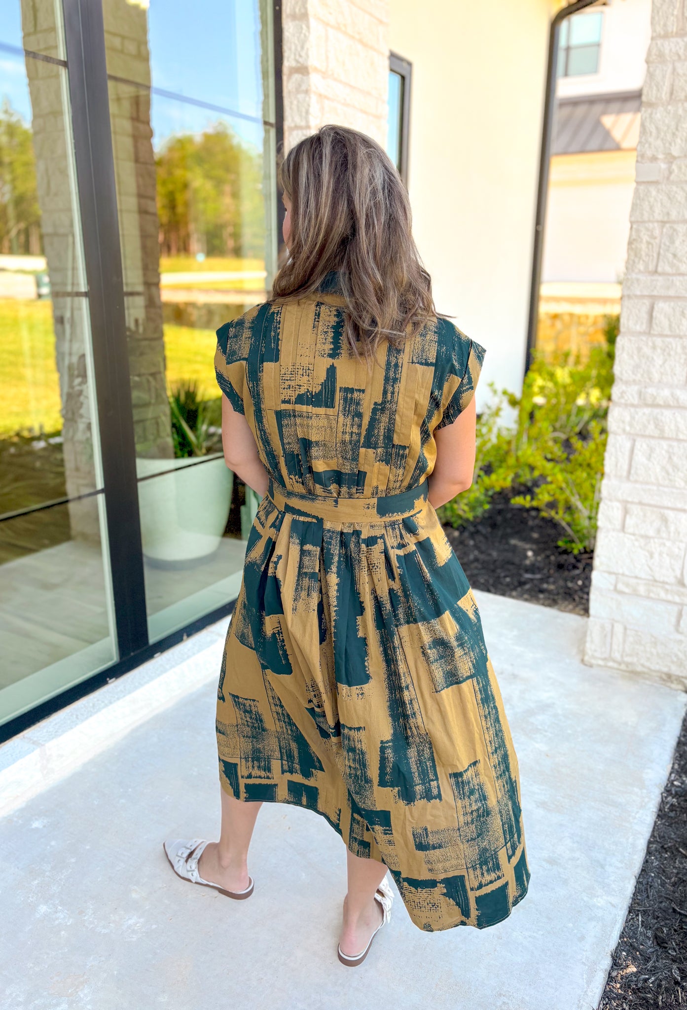 Patiently Waiting Midi Dress - Groovy's