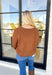 Phoebe Knit Cardigan in Camel - Groovy's