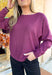 Sara Sweater by Dreamers in Heather Wildberry - Groovy's