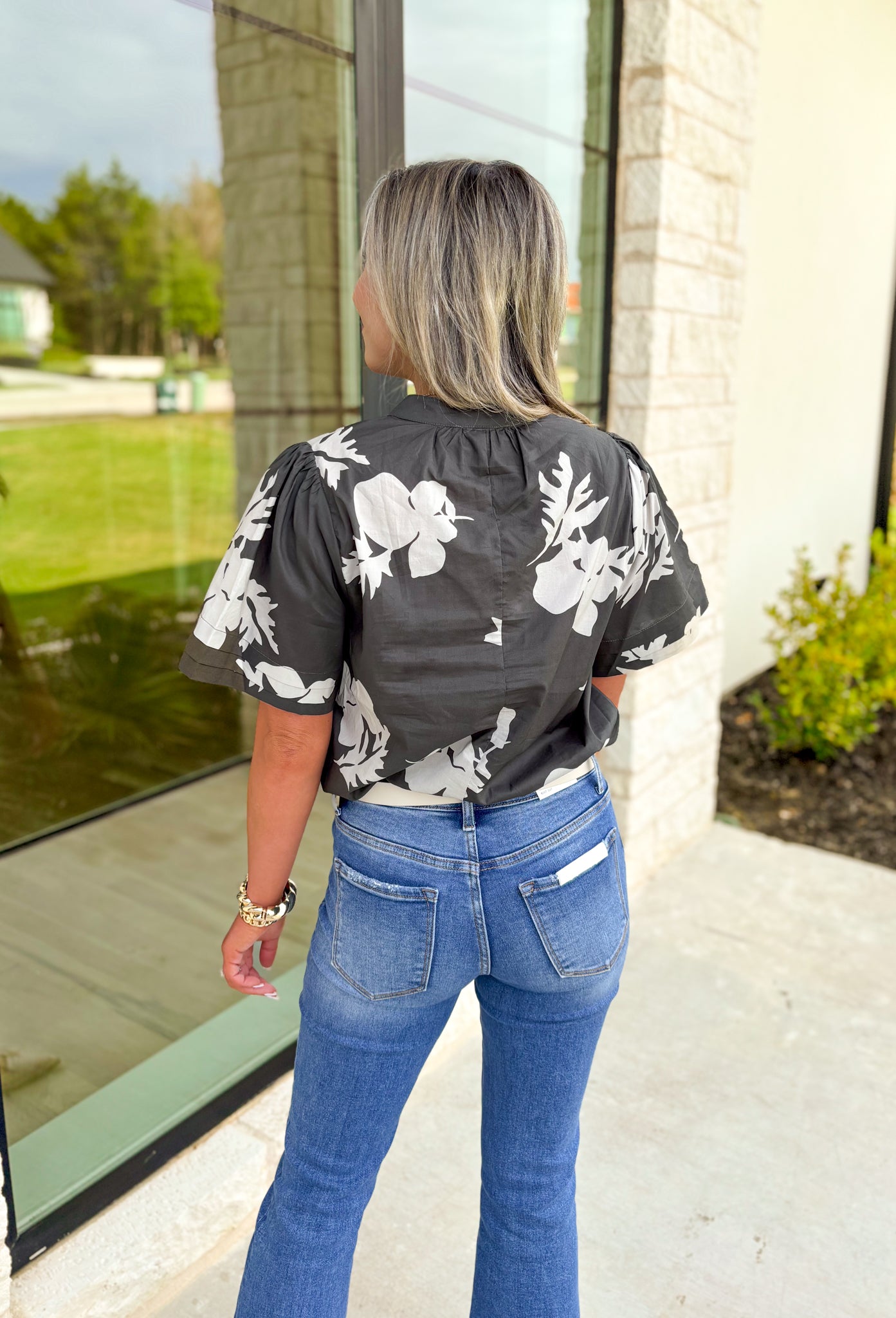 Short & Sweet Floral Top - Groovy's