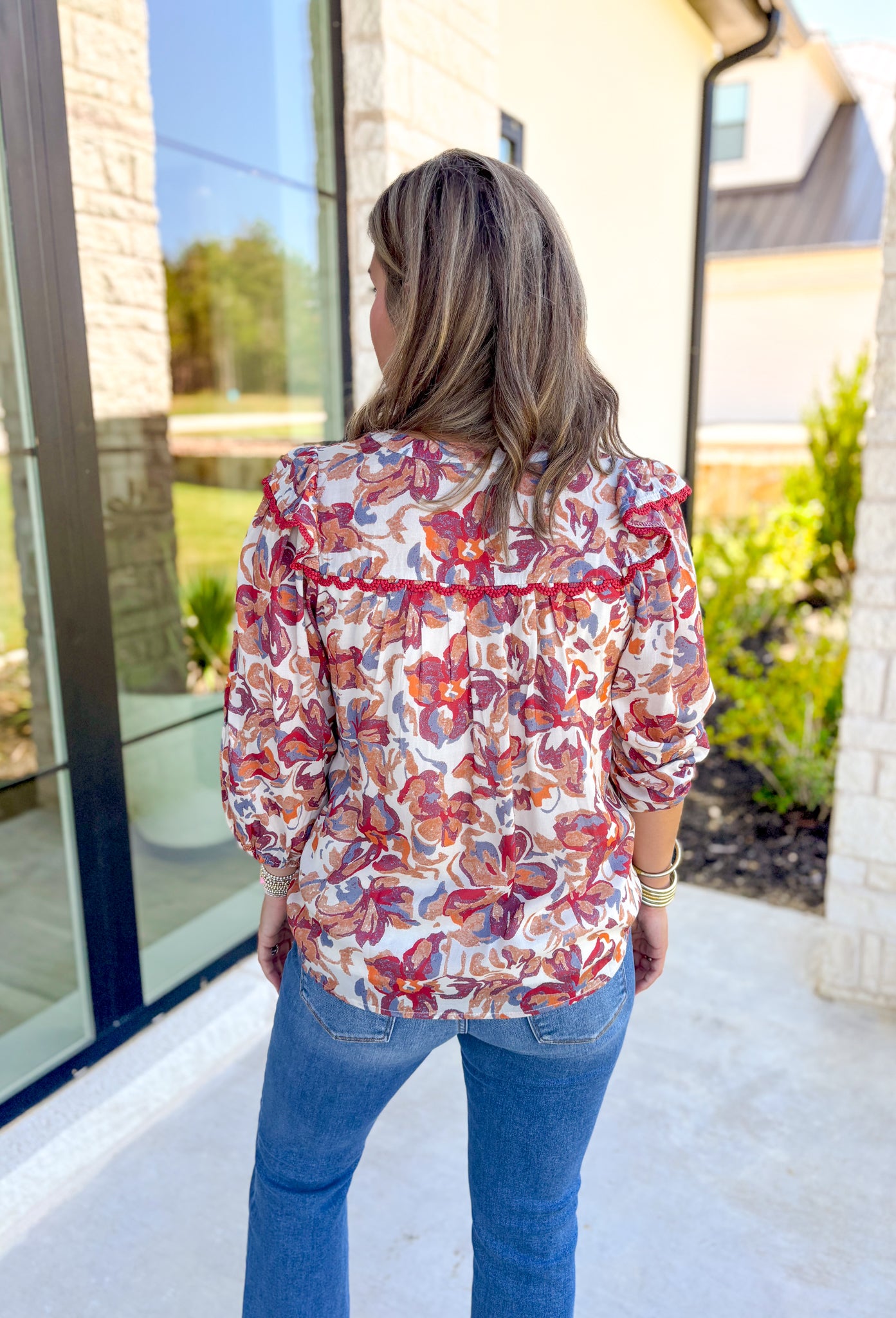 Something Good Floral Blouse - Groovy's