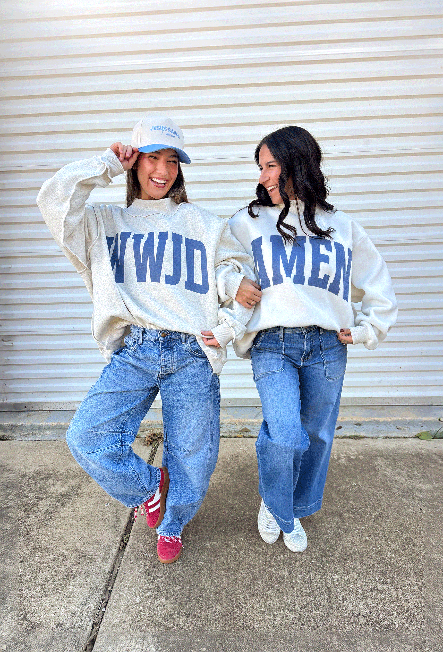 This pullover is giving cozy Sunday vibes — whether you’re headed to church, coffee with a friend, or just lounging with your fam. The reversible design makes it twice as good (literally!). One side reads “WWJD” and the other says “Amen,” so you can wear your faith however you’re feeling that day. Soft, warm, and made for chill fall moments, this one’s bound to be on repeat all season long!