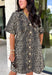 Classic denim meets a timeless animal print in this effortlessly stylish dress. This neutral leopard print denim dress is the perfect balance of bold and versatile. The button-front design and short sleeves give it an easy, everyday feel, while the front patch pockets and side pockets add both charm and function. Crafted from a soft cotton blend with just the right amount of stretch, this dress is made for everything from casual weekends to lunch dates and fall adventures.