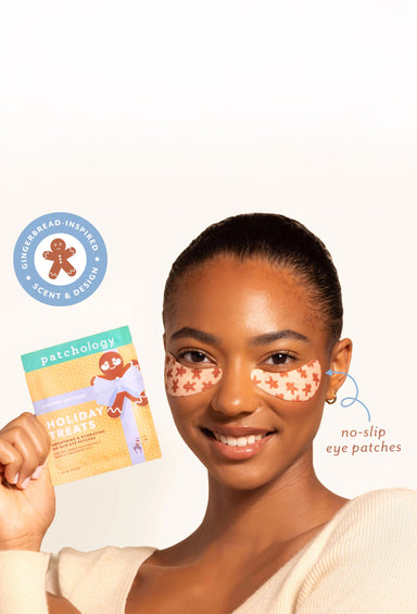 Inspired by the sweetness of the season, these no-slip hydrogel eye patches are infused with a freshly baked gingerbread scent and playful holiday design. In just 10 minutes, they deliver deep hydration and cooling relief while smoothing fine lines and refreshing tired eyes—perfect for cozy nights in or getting party-ready.