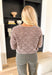 Z SUPPLY Rossio Pullover Sweater, taupe knit sweater with ribbing on the neck and wrists 