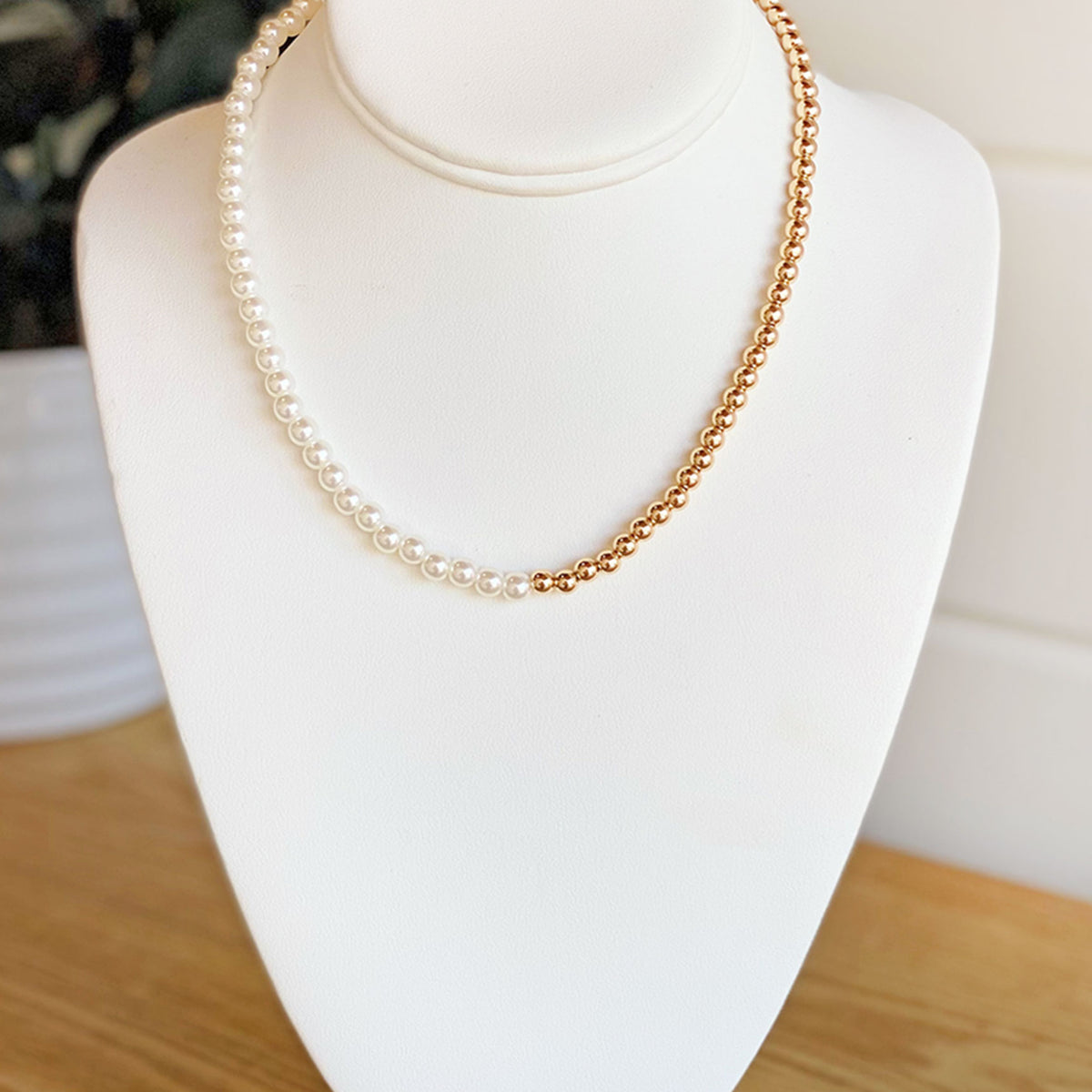 Strings Of 22K Gold Pearl Chain - R Narayan Jewellers | R Narayan Jewellers