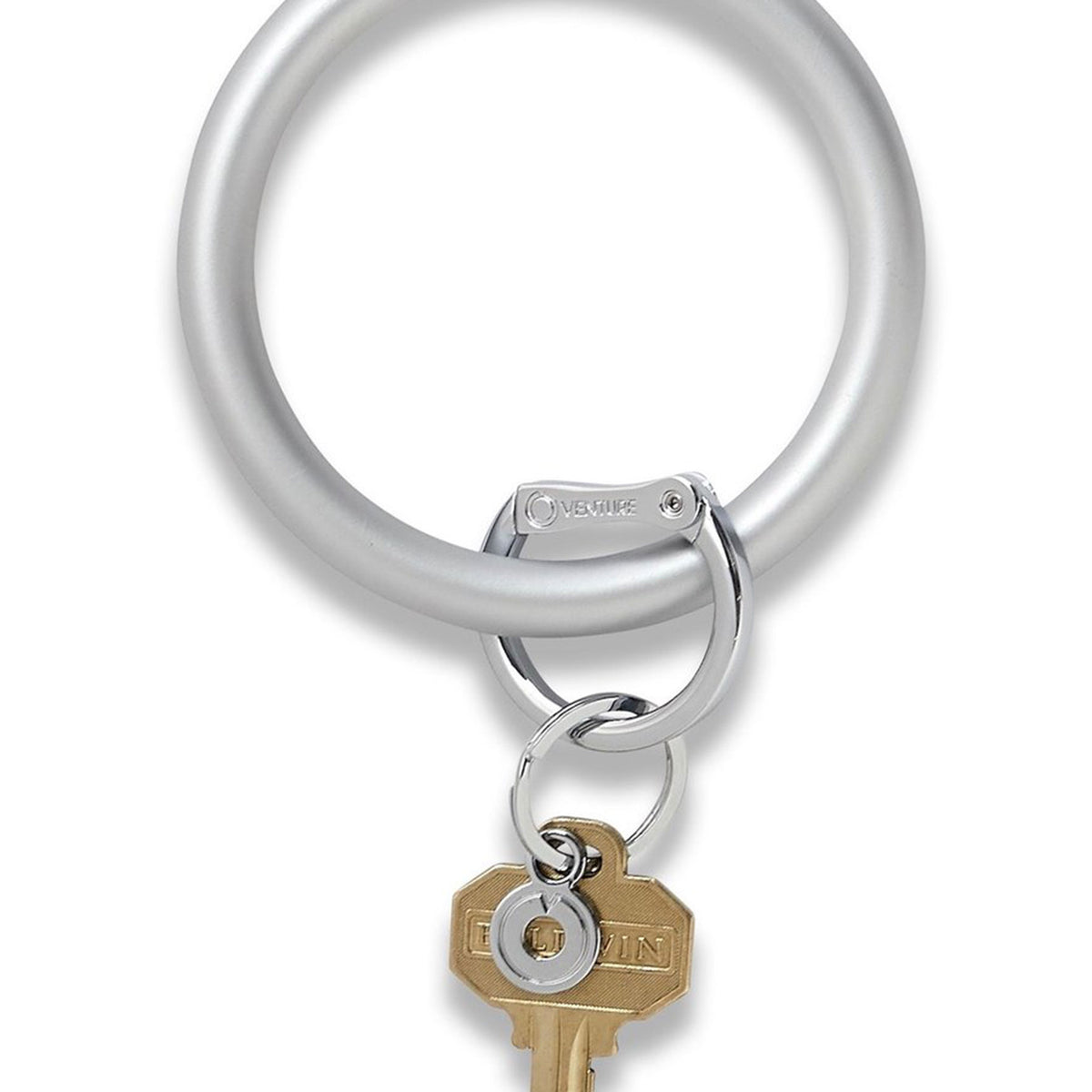 BIG O KEYRING SOLID QUCKSILVER